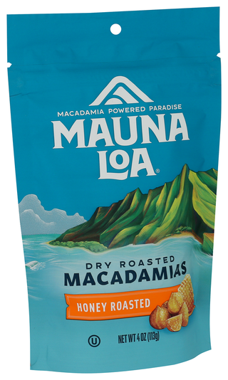 Mauna Loa Macadamias Honey Rstd - Left - Front