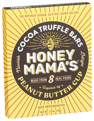 Honey Mamas Bar Truffl Peanut Butter - Left - Front
