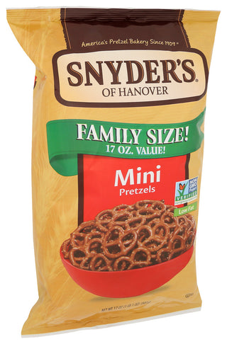Snyders Of Hanover Pretzels Mini - Left - Front