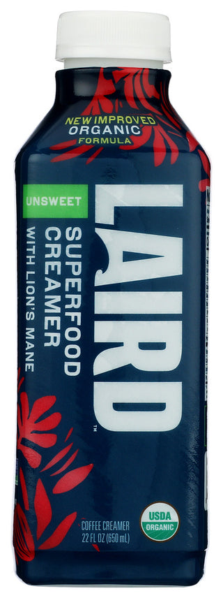 Laird Superfood Creamer Liq Unsweet Org - No Plunge - Front