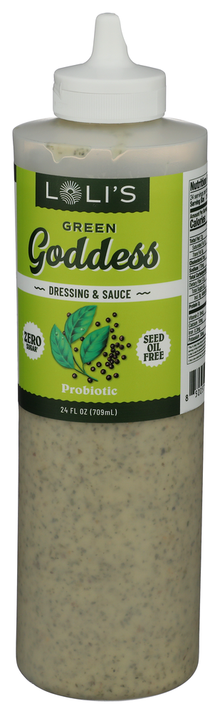 Lolis Foods Dressing Grn Goddess Avo - Right - Front