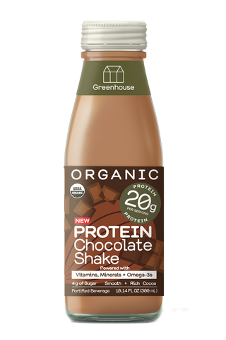 Greenhouse Protein Shake Choc Org - null - Front
