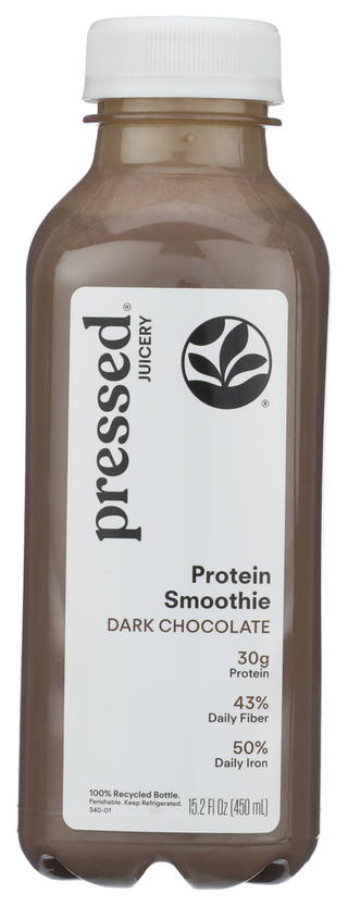 Pressed Juicery Smoothie Prtn Drk Choc - No Plunge - Front