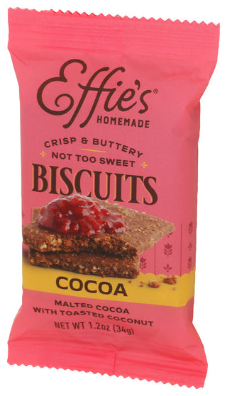 Effies Homemade Biscuit Cocoa Sngl Srv - Right - Front