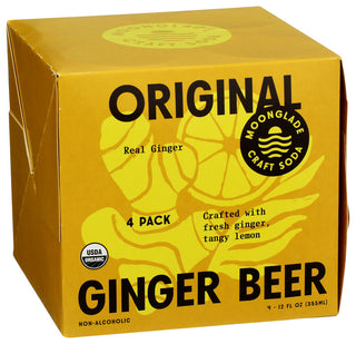 Moonglade Craft Soda Soda Ginger Beer Org 4pk - Left - Front