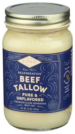 Fond Bone Broth Beef Tallow Pure Unflvrd - Right - Front