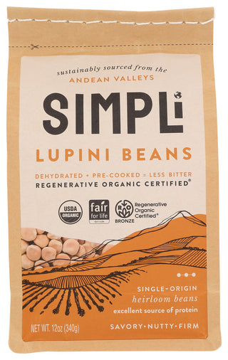 Simpli Beans Lupini Rgnrtve Org - No Plunge - Front