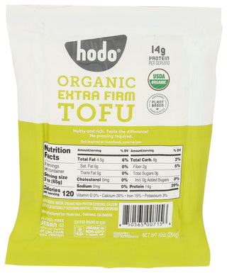 Hodo Tofu Extra Firm Organic - Centre - Front