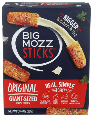 Big Mozz Mozzarella Sticks Big - Centre - Front