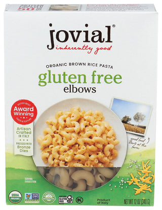 Jovial Pasta Brn Rice Elbows - Centre - Front