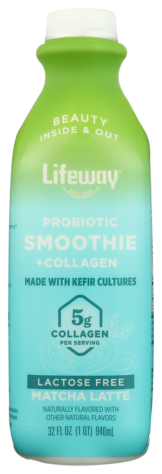 Lifeway Smoothie Matcha Latte - No Plunge - Front