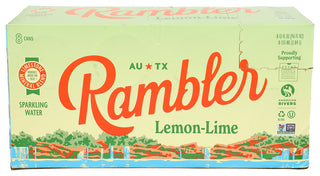 Rambler Water Sprk Lemon Lme 8pk - Centre - Front