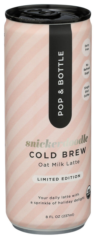 Pop And Bottle Latte Oat Mlk Snckrdoodl - Left - Front