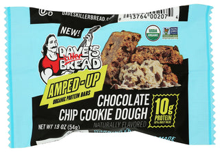 Daves Killer Bread Bar Prtn Choc Chip Cd - No Plunge - Front