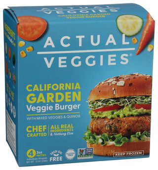 Actual Veggies Burger Veggie Cali Gardn - Left - Front