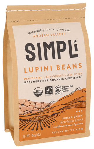 Simpli Beans Lupini Rgnrtve Org - Left - Front