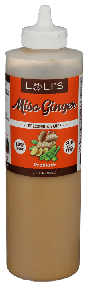 Lolis Foods Dressing Miso Ginger Avo - Centre - Front