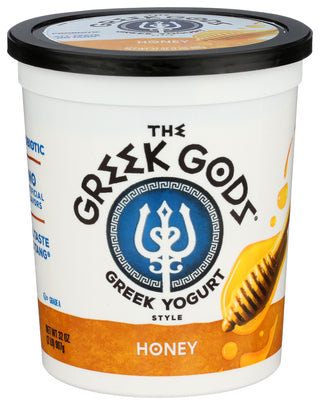 THE GREEK GODS HONEY GREEK-STYLE YOGURT, 32 OZ.  - Centre - Front