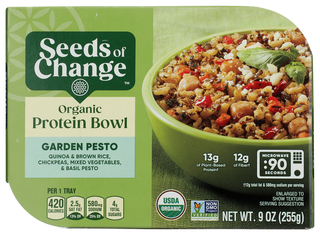 Seeds Of Change Bowl Protein Gardn Pesto - No Plunge - Front
