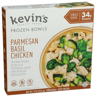 Kevins Natural Foods Bowl Chicken Parm Basil - Left - Front