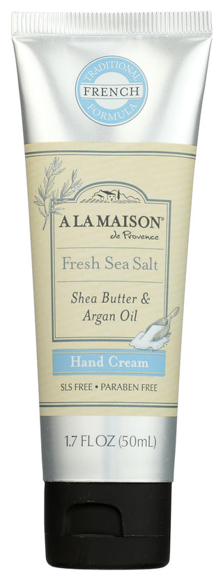 A LA MAISON DE PROVENCE HAND CREAM, FRESH SEA SALT, 1.7 FL. OZ. - No Plunge - Front