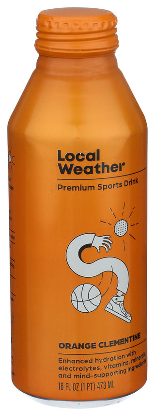 Local Weather Bev Sprt Orng Clmntne - Left - Front