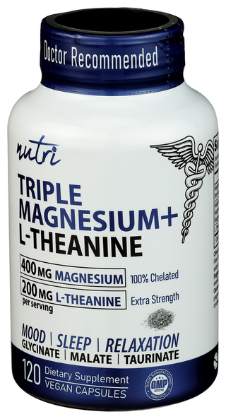 Nutri Magnesium 3x L-theanine - Right - Front