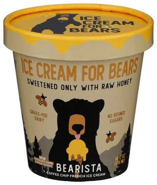 Ice Cream For Bears Ice Cream Coffee Chip - Centre - Front