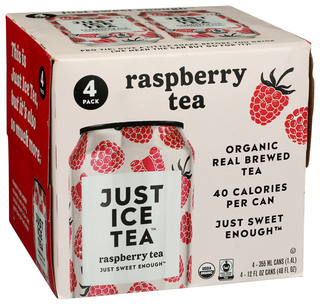 Just Ice Tea Tea Blk Rspberry Org 4pk - Left - Front