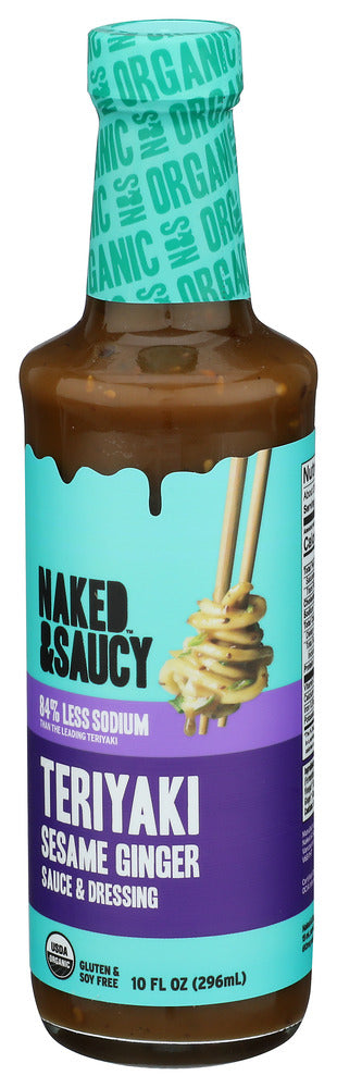 Naked And Saucy Sauce Teriyaki Ssme Gngr - Right - Front
