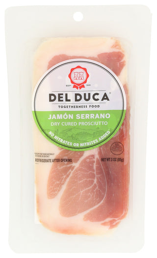 Del Duca Jamon Serrano Sliced - Centre - Front