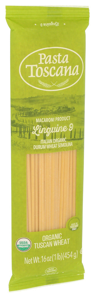 Pasta Toscana Pasta Linguine Organic - Left - Front