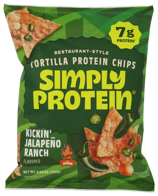 Simplyprotein Chips Tortilla Jlpn Rnch - No Plunge - Front