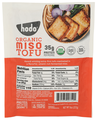 Hodo Tofu Miso - Centre - Front