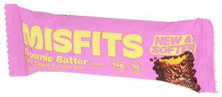 Misfits Bar Protein Brownie Batr - Right - Front