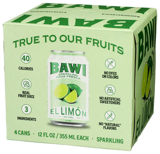 Bawi Agua Fresca Agua Frs Spk Lime 4pk - Right - Front