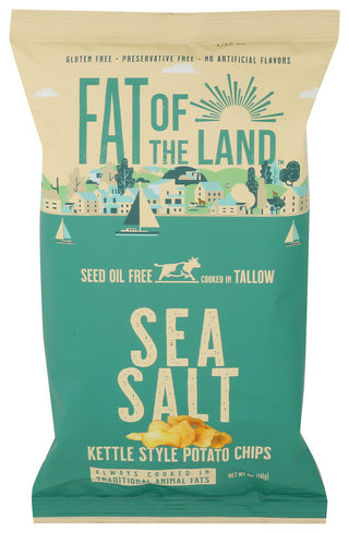 Fat Of The Land Chips Sea Salt Ktl Tlw - Centre - Front