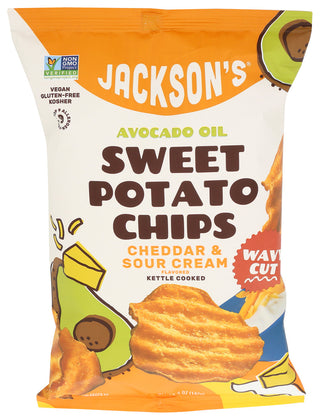 Jacksons Chips Chips Wvy Chd Sr Crm Avc - Centre - Front