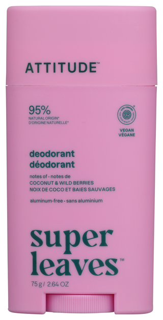 Attitude Deodorant Ccnt Wildbry - No Plunge - Front