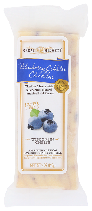 Great Midwest Cheese Bar Chdr Blbry Prchmnt - Centre - Front