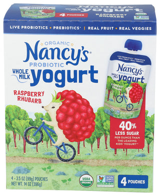 Nancys Yogurt Wh Rspbry Rhu Org - Centre - Front