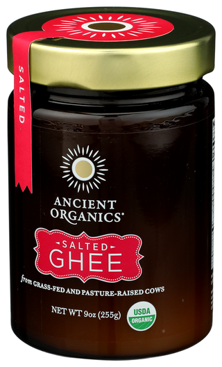 Ancient Organics Ghee Salted - Right - Front