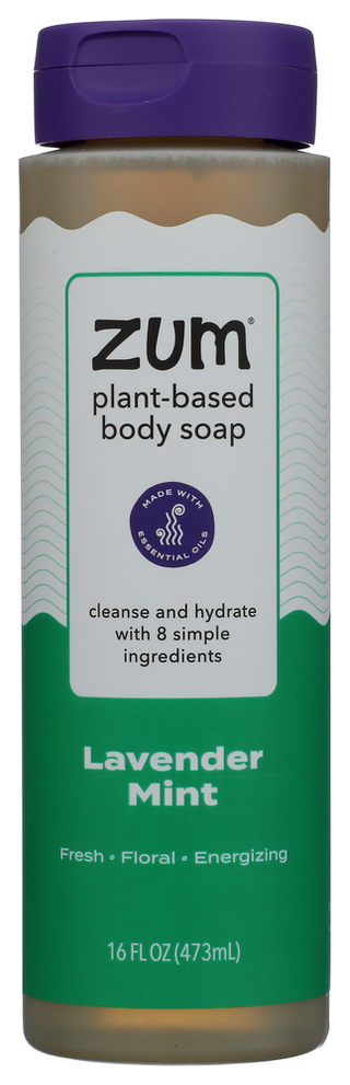 Zum Soap Body Lavender Mint - No Plunge - Front