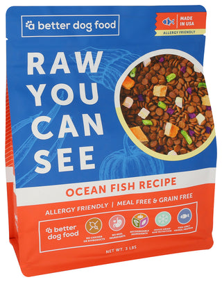 A Better Treat Dog Food Allergy Fish - Left - Front