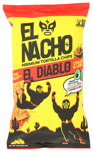 El Nacho Chips Trtla El Diablo - No Plunge - Front