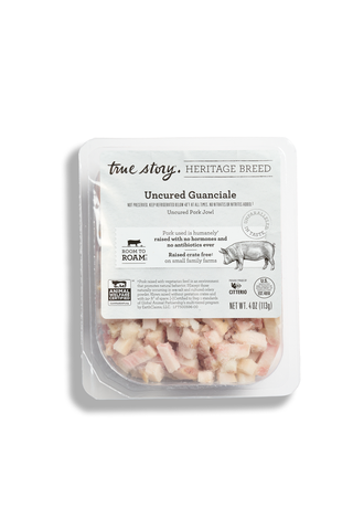 True Story Guanciale Uncured Hrtage - Centre - Front
