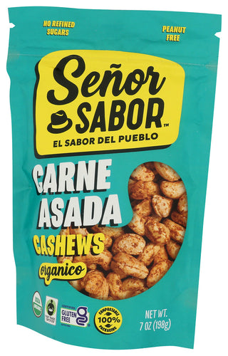 Senor Sabor Llc Cashews Carne Asada Org - Right - Front