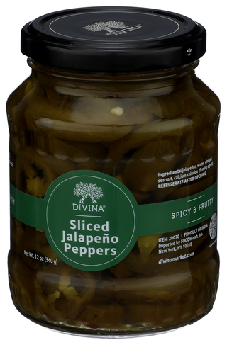 Divina Peppers Jalapeno Sliced - Right - Front