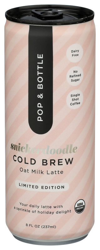 Pop And Bottle Latte Oat Mlk Snckrdoodl - Right - Front
