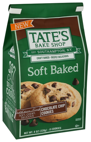 Tates Cookie Sftbkd Choc Chip - Left - Front